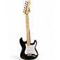 Used Squier Standard Stratocaster Black Solid Body Electric Guitar thumbnail