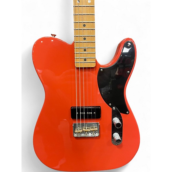 Used Fender noventa Red Solid Body Electric Guitar