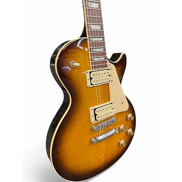 Used 2004 Gibson Les Paul Standard Premium Plus Tobacco Burst Solid Body Electric Guitar