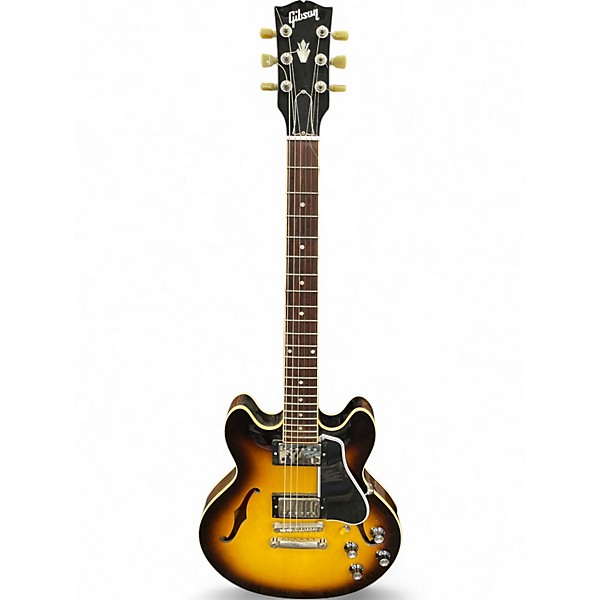 Used Gibson Custom Shop ES339 Tobacco Burst Hollow Body Electric Guitar