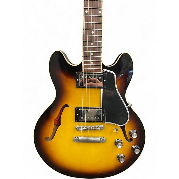 Used Gibson Custom Shop ES339 Tobacco Burst Hollow Body Electric Guitar