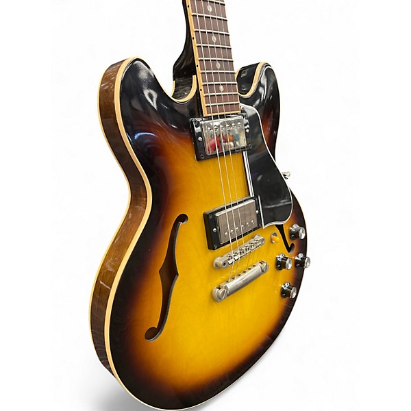 Used Gibson Custom Shop ES339 Tobacco Burst Hollow Body Electric Guitar