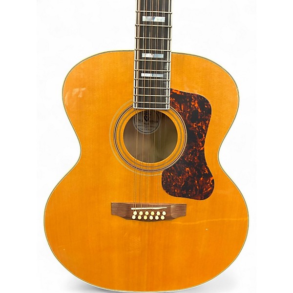 Used Guild F412 Natural 12 String Acoustic Guitar