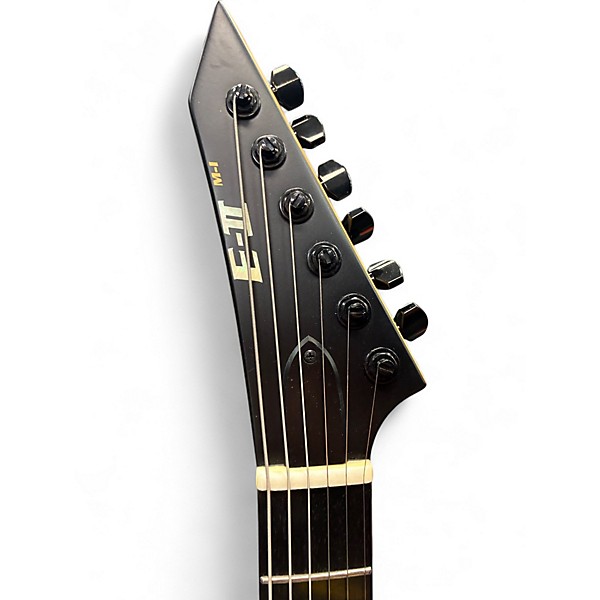 Used ESP E-II M-I Neck Thru Black Solid Body Electric Guitar