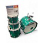 Used TAMA 4 Piece Superstar AQUA MARINE LACQUER Drum Kit thumbnail