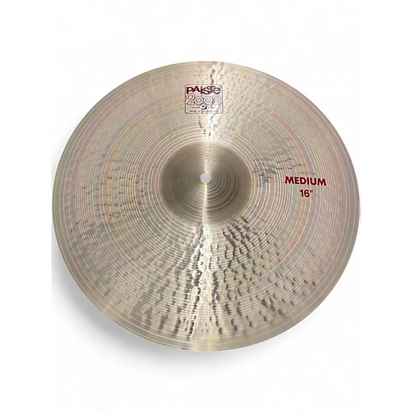 Used Paiste 16in 2002 Crash Cymbal