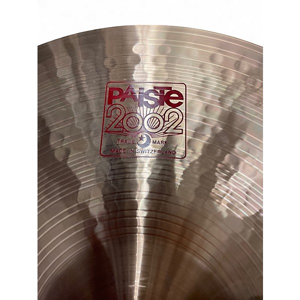 Used Paiste 16in 2002 Crash Cymbal