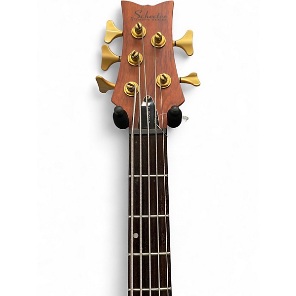 Used Schecter Guitar Research Stiletto Studio 5 String HONEY SATIN Electric Bass Guitar
