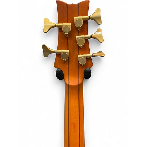 Used Schecter Guitar Research Stiletto Studio 5 String HONEY SATIN Electric Bass Guitar