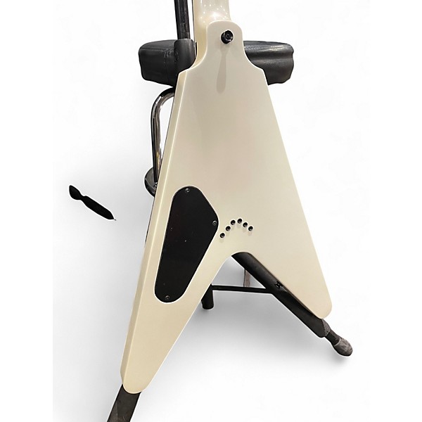 Used Dean USA 1000 SERIES KING V Pearl White Solid Body Electric Guitar