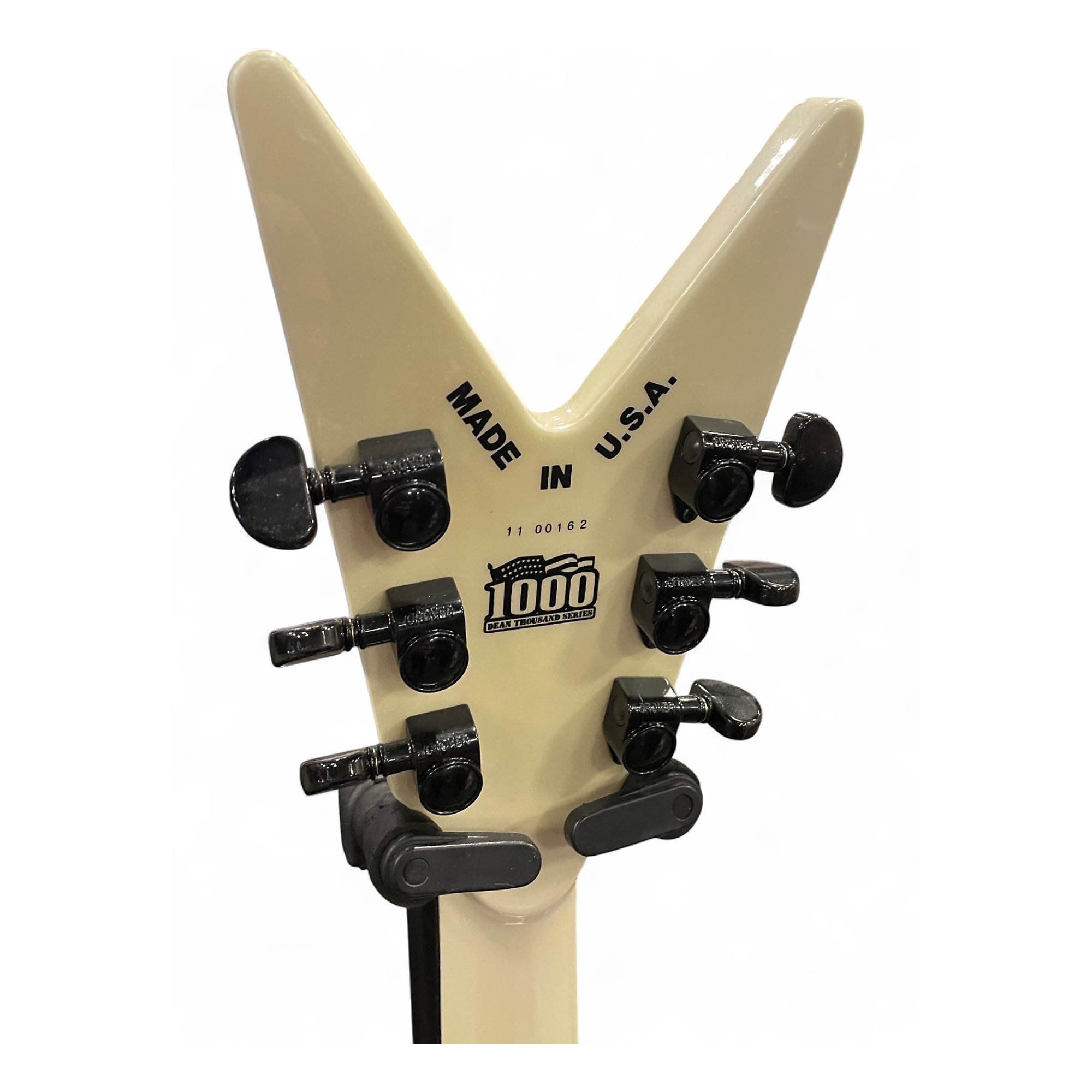 Used Dean USA 1000 SERIES KING V Pearl White Solid Body Electric