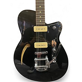 Used Reverend CLUB KING Black Hollow Body Electric Guitar