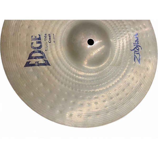 Used Zildjian 14in Edge Razor Thin Crash Cymbal