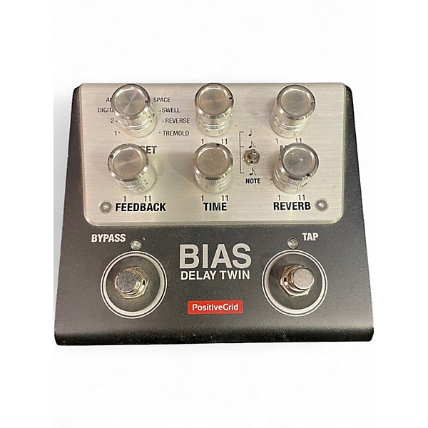 Used Positive Grid Bias Delay Twin Effect Pedal