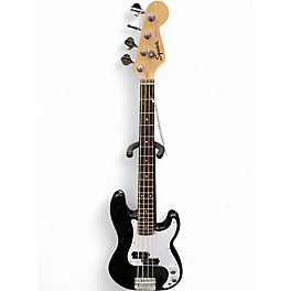 Used Squier MINI PRECISION BASS Black Electric Bass Guitar