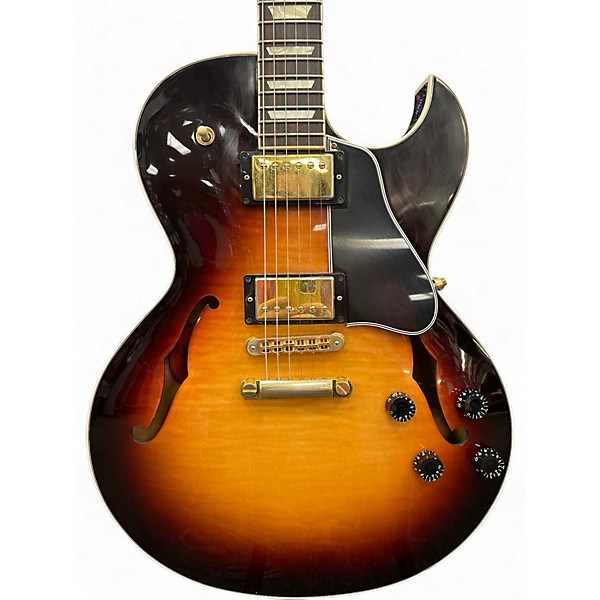 Used 2011 Gibson ES137 Classic Tri-Burst Hollow Body Electric Guitar