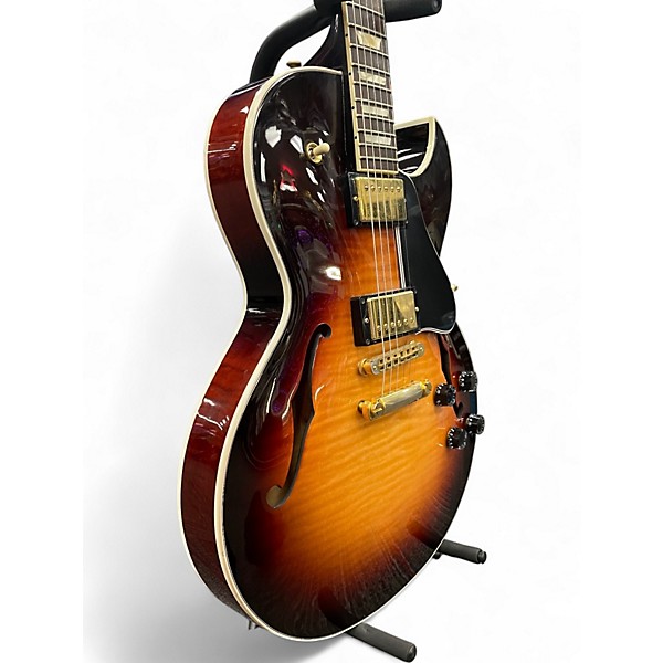 Used 2011 Gibson ES137 Classic Tri-Burst Hollow Body Electric Guitar