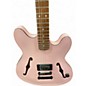 Used 2024 Fender Tom DeLonge Starcaster Satin Shell Pink Hollow Body Electric Guitar thumbnail