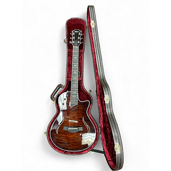 Used Taylor T5z Shaded Edge Burst Acoustic Electric Guitar