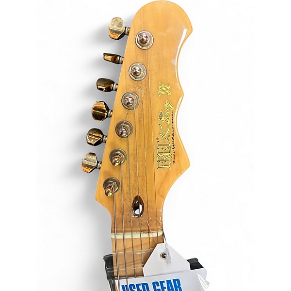 Used Fret King Black Label John Verity Signature Sunburst Solid Body Electric Guitar