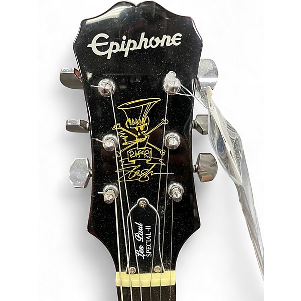 Used Epiphone Les Paul Special II TIGER FLAME Solid Body Electric Guitar