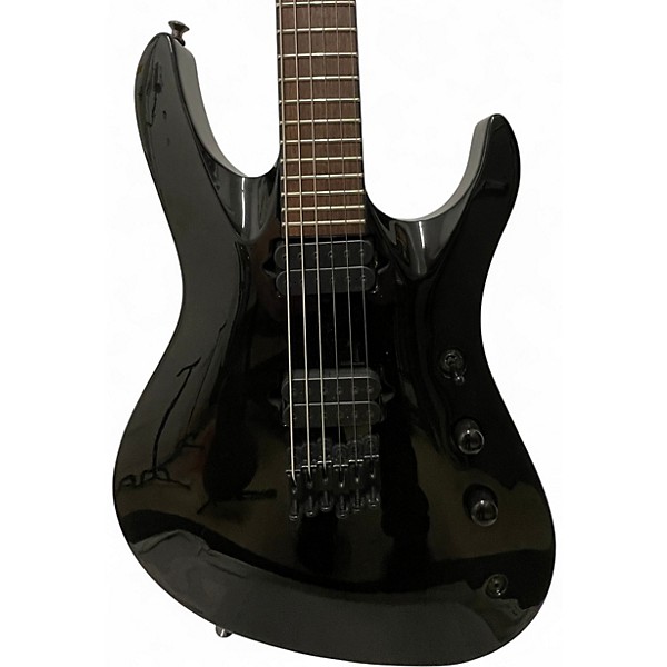 Used Jackson Chris Broderick Pro Series Solo 6 Black Solid Body Electric Guitar