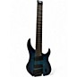 Used Legator Ghost Performance 8 Multi Scale Ocean Blue Burst Solid Body Electric Guitar thumbnail