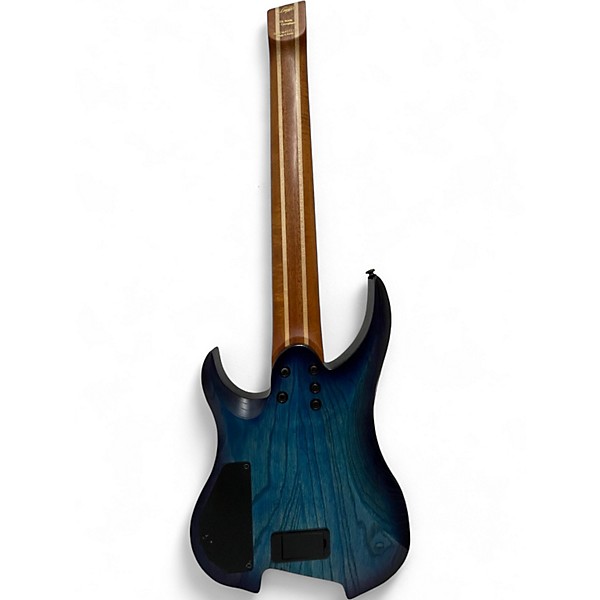 Used Legator Ghost Performance 8 Multi Scale Ocean Blue Burst Solid Body Electric Guitar