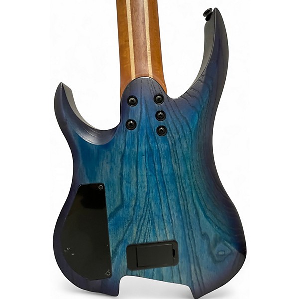 Used Legator Ghost Performance 8 Multi Scale Ocean Blue Burst Solid Body Electric Guitar