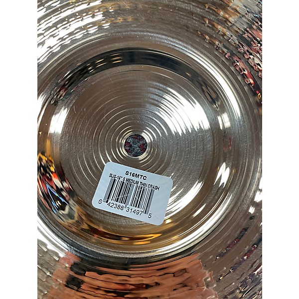 Used Zildjian 16in S Family Medium Thin Crash Cymbal