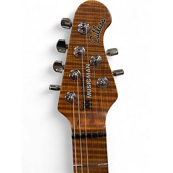 Used Ernie Ball Music Man Cutlass CHARGER GREEN Solid Body Electric Guitar