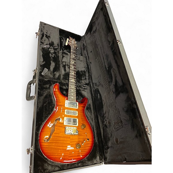 Used 2025 PRS Core Special SH 10 Top Dark Cherry Sunburst Hollow Body Electric Guitar