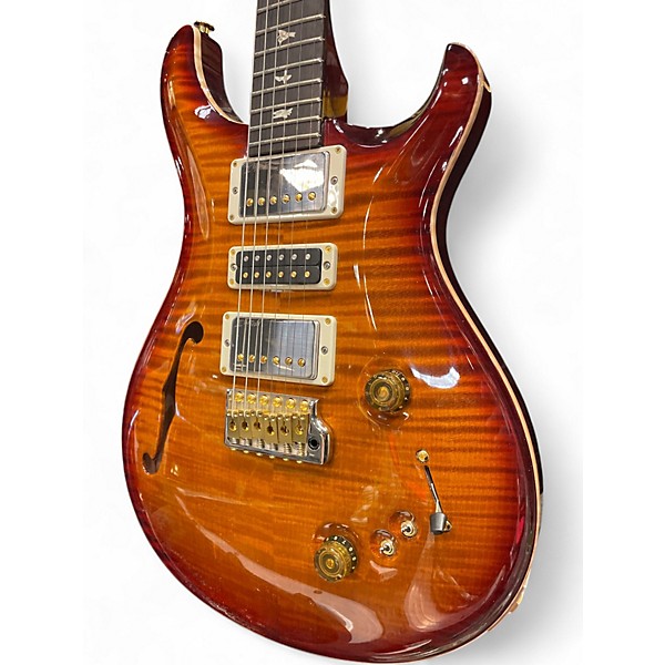 Used 2025 PRS Core Special SH 10 Top Dark Cherry Sunburst Hollow Body Electric Guitar