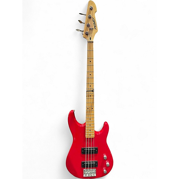 Used Peavey FOUNDATION Candy Apple Red Electric Bass Guitar