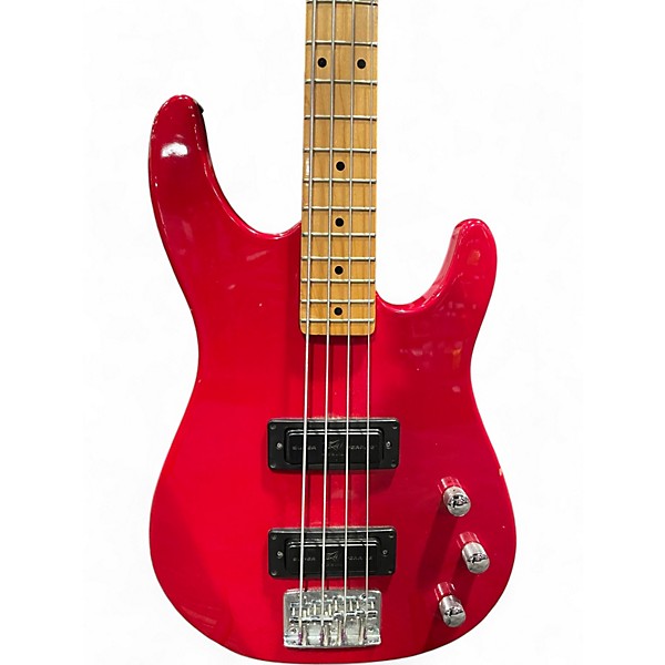 Used Peavey FOUNDATION Candy Apple Red Electric Bass Guitar