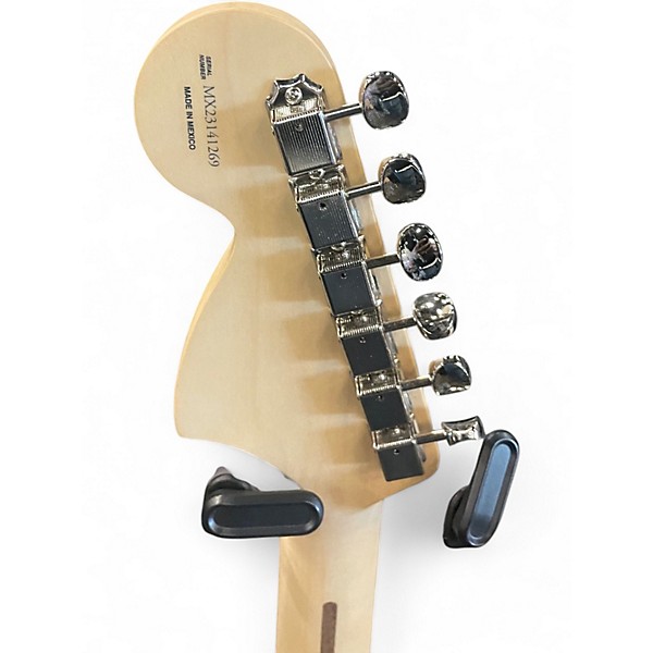 Used Fender Tom Delonge Signature Stratocaster Black Solid Body Electric Guitar