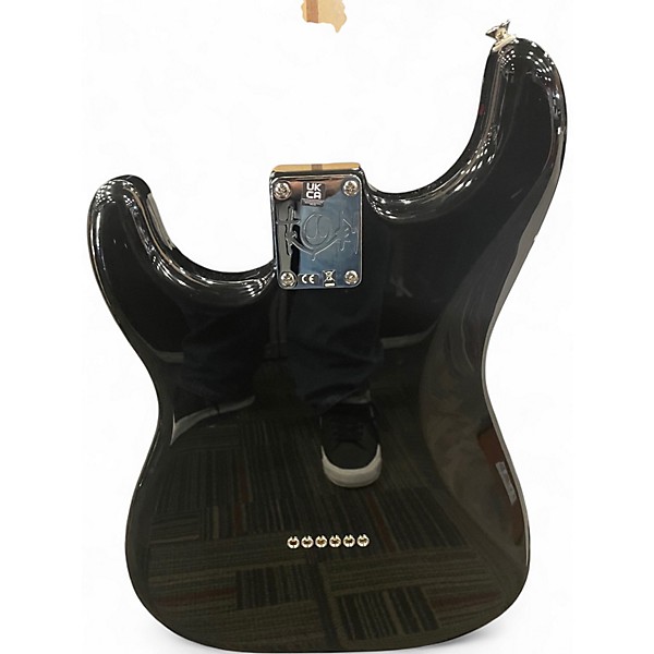 Used Fender Tom Delonge Signature Stratocaster Black Solid Body Electric Guitar