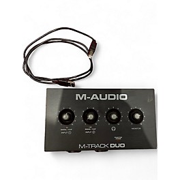 Used M-Audio M TRACK DUO Audio Interface