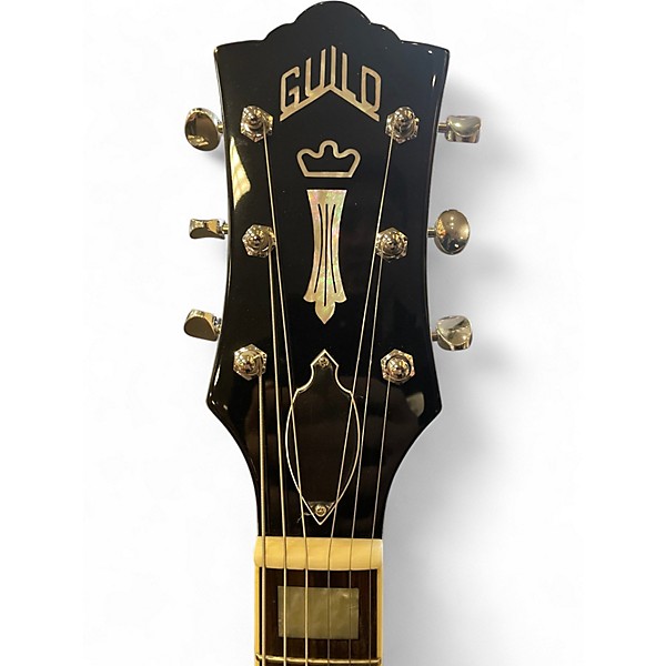 Used Guild Starfire V Alpine White Hollow Body Electric Guitar