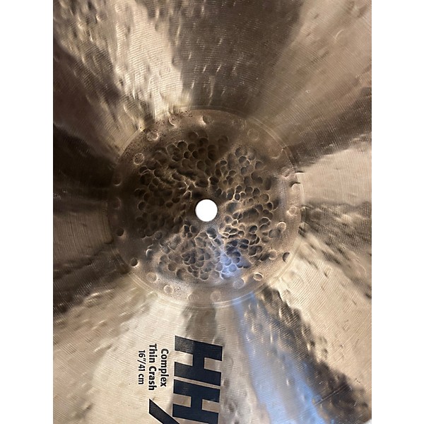 Used SABIAN 16in HHX Complex Thin Crash Cymbal
