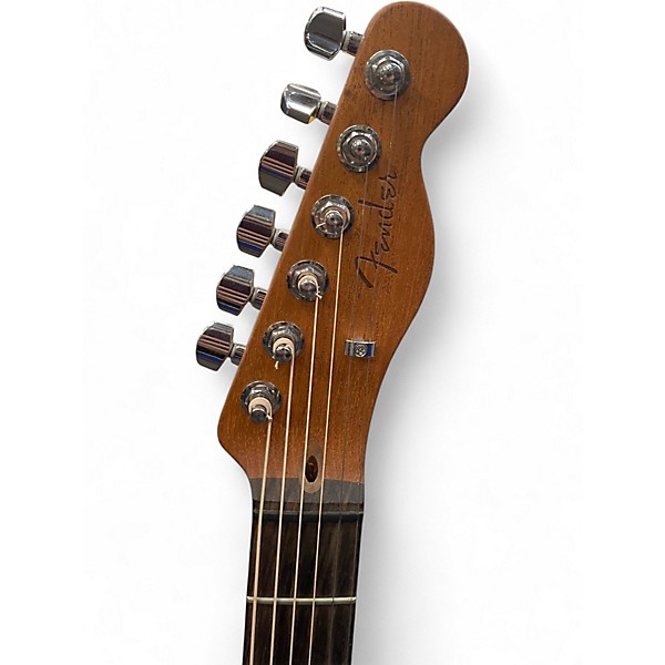 Used Fender Acoustasonic Player Telecaster Classic White Acoustic Electric Guitar