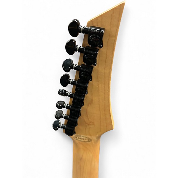 Used Agile Septor 827 8 String Green Solid Body Electric Guitar