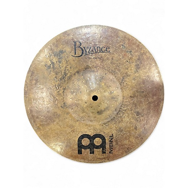 Used MEINL 13in Byzance Dark Hi Hat Pair Cymbal