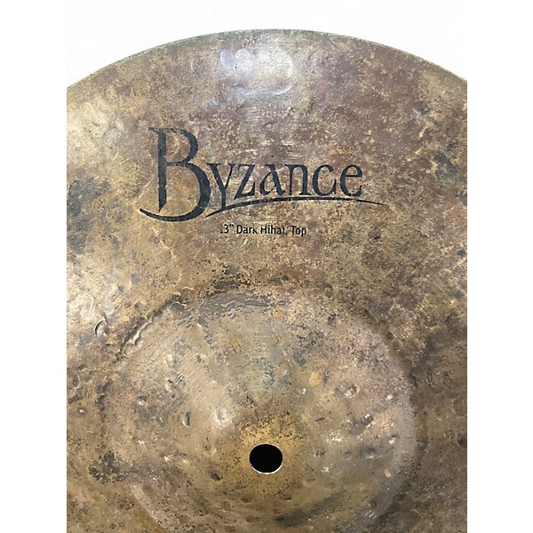 Used MEINL 13in Byzance Dark Hi Hat Pair Cymbal