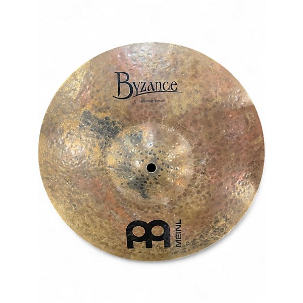 Used MEINL 13in Byzance Dark Hi Hat Pair Cymbal
