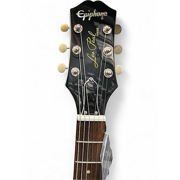 Used Epiphone Les Paul Junior Single Cut White Solid Body Electric Guitar