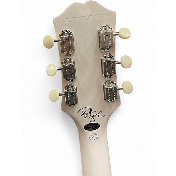 Used Epiphone Les Paul Junior Single Cut White Solid Body Electric Guitar