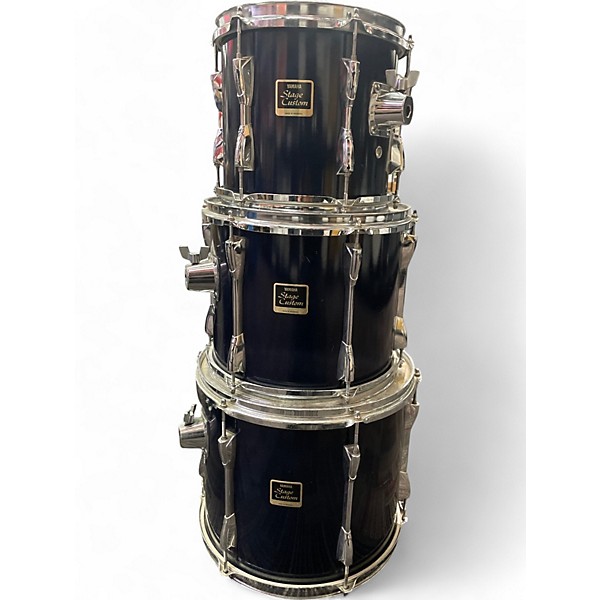 Used Yamaha 4 Piece Stage Custom Blue Drum Kit