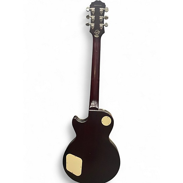 Used Epiphone Metal Zone Traditional Pro Les Paul Custom Chrome Red Solid Body Electric Guitar