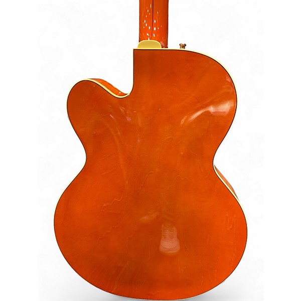 Used Gretsch Guitars G6120SSLVO Brian Setzer Signature Amber Hollow Body Electric Guitar